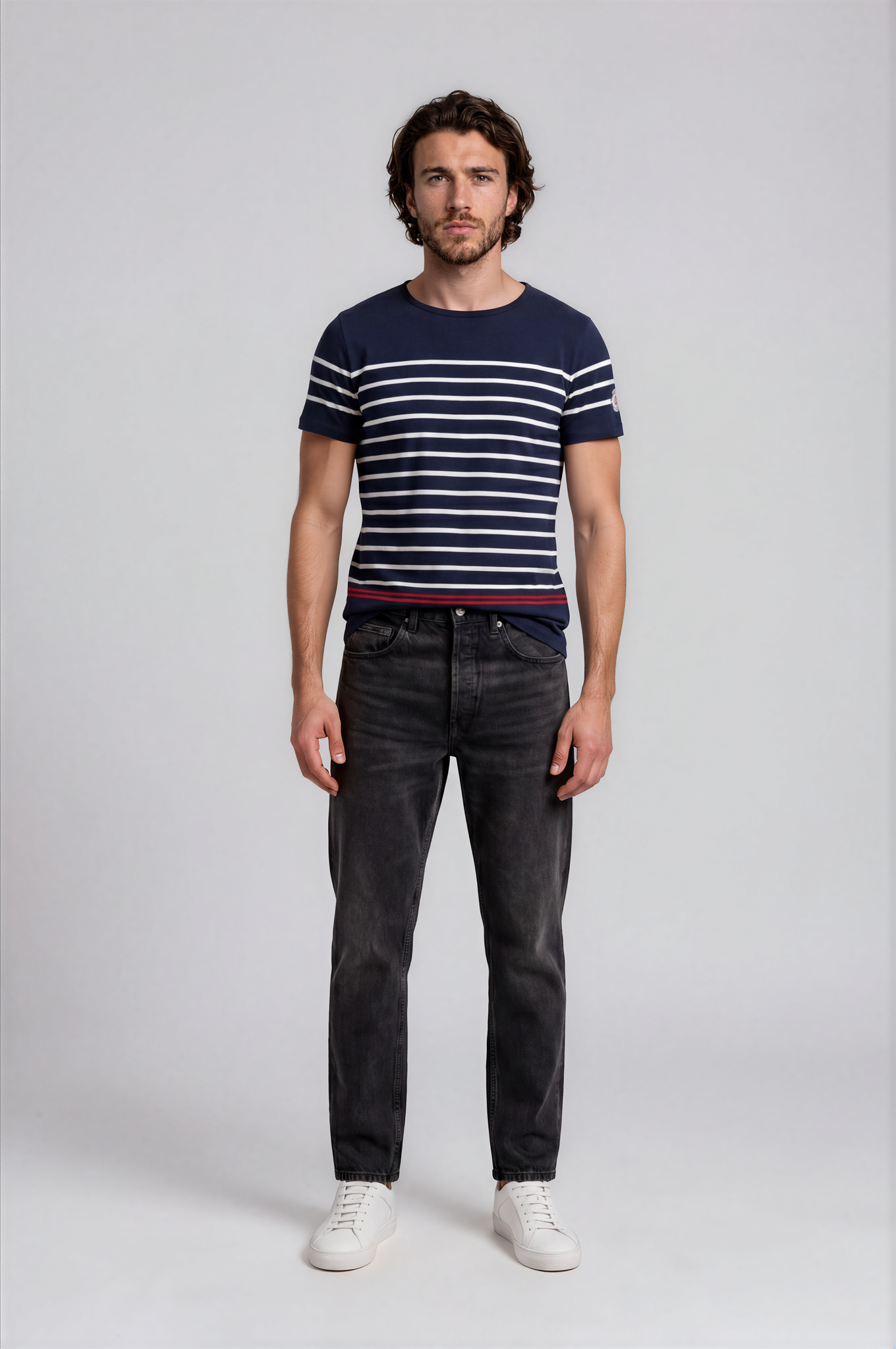 Kurzarm-T-Shirt COBALT